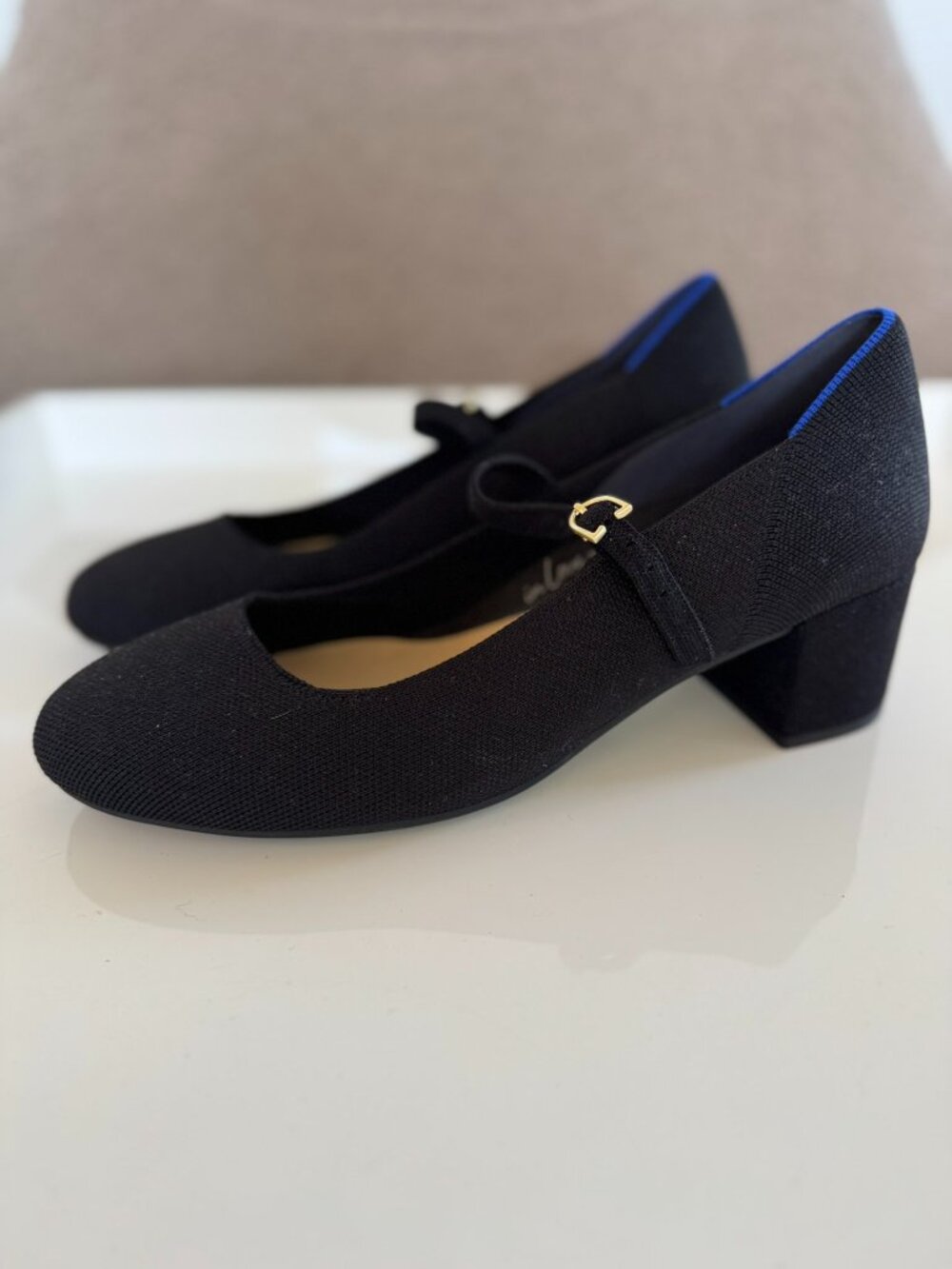 Rothy's The Mary Jane Heel - Black/Size 10.5